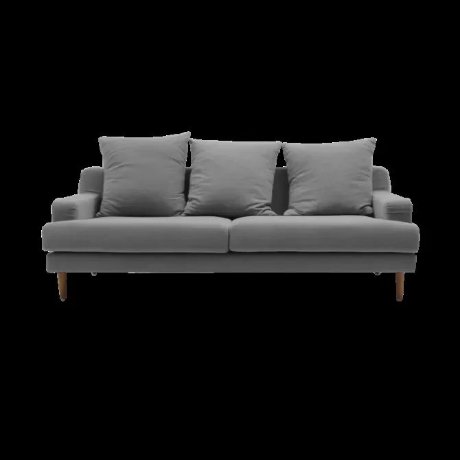 Lena 3-seater fabric sofa